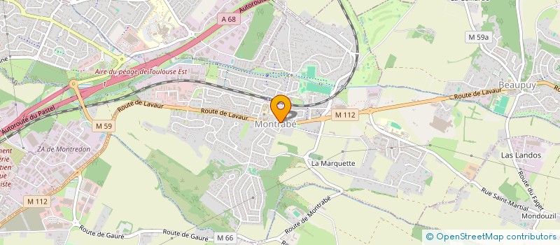 localisation de l'entreprise BELLOSGUARDO MONTRABE  MONTRABE