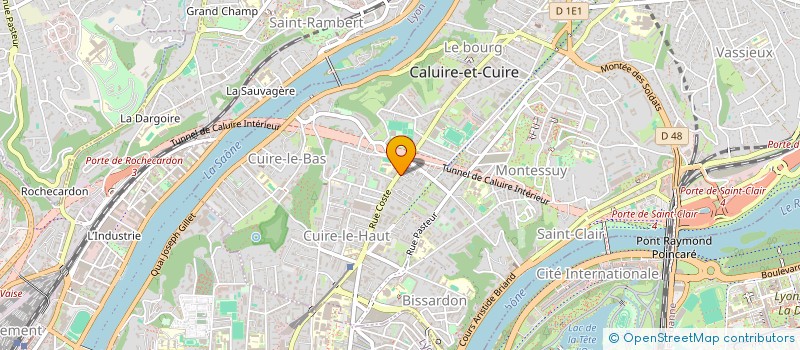 localisation de l'entreprise BELLOTTO  CALUIRE-ET-CUIRE