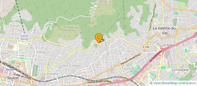 localisation de l'entreprise BELLOUA  TOULON