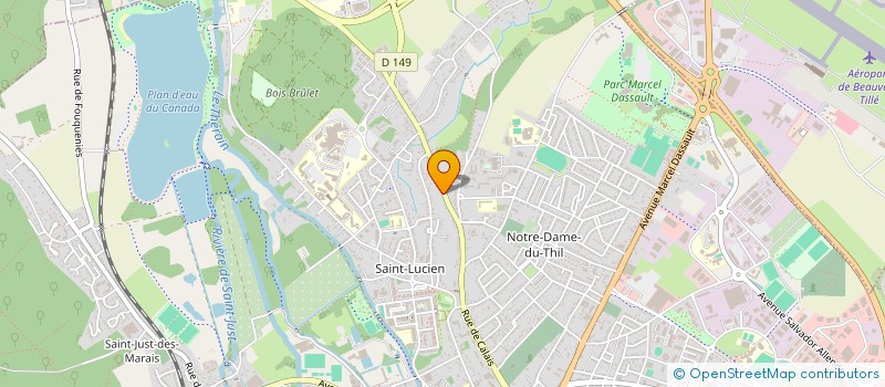 localisation de l'entreprise BELLOVACOM  BEAUVAIS