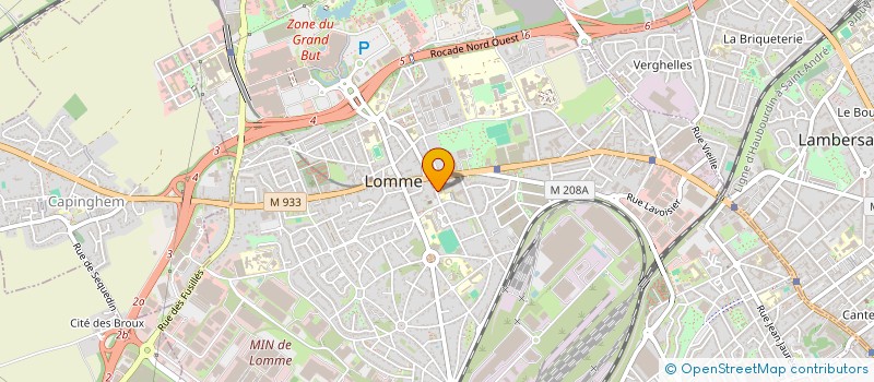 localisation de l'entreprise BELLSPARK à LILLE
