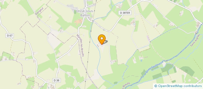 localisation de l'entreprise BELLUAU  MAROLLES-LES-BRAULTS