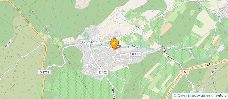 localisation de l'entreprise BELLUCCI ESPACES VERTS  LES MATELLES