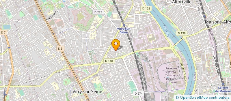 localisation de l'entreprise BELLUCI DRIVE à VITRY-SUR-SEINE