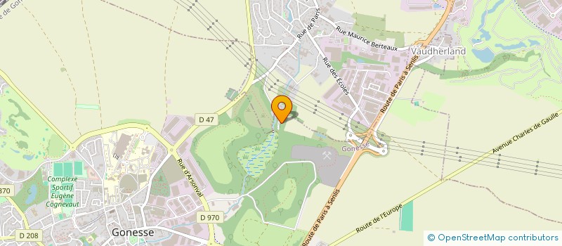 localisation de l'entreprise BELLUNA à GONESSE