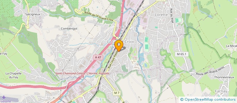 localisation de l'entreprise BELLUT IMMO  LA GRAND-CROIX