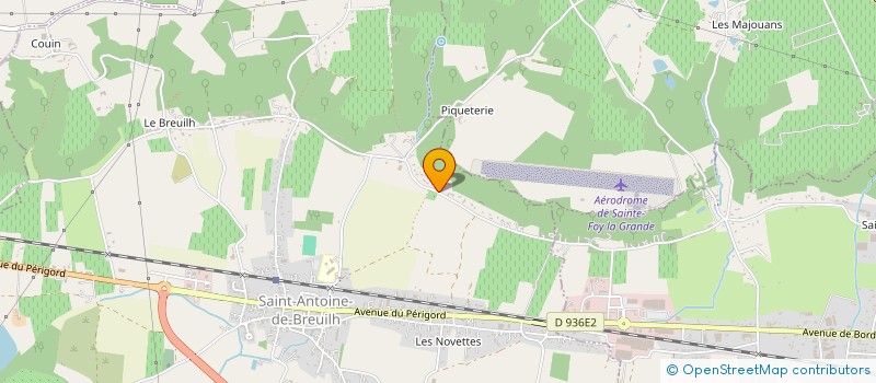 localisation de l'entreprise BELLUZZO ET FILS  SAINT-ANTOINE-DE-BREUILH