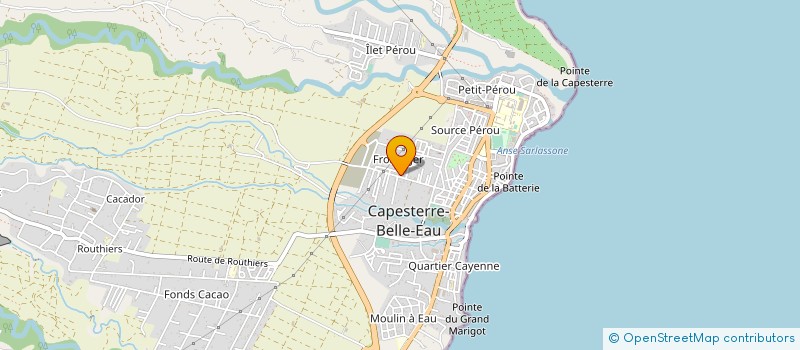 localisation de l'entreprise BELLVUE LOCATION à CAPESTERRE-BELLE-EAU