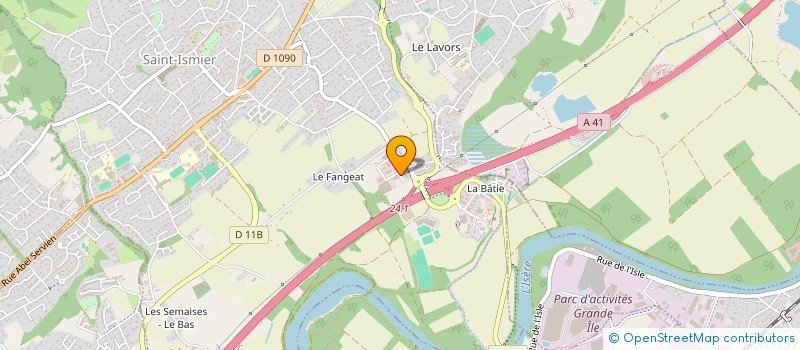localisation de l'entreprise BELLVUE SAINT ISMIER  SAINT-ISMIER