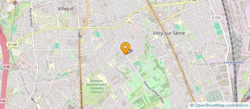 localisation de l'entreprise BELLY BUSTER à VITRY-SUR-SEINE