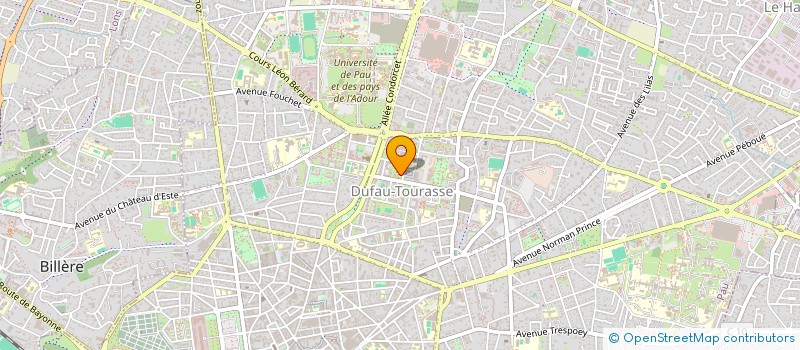 localisation de l'entreprise BELLY ET ASSOCIES à PAU