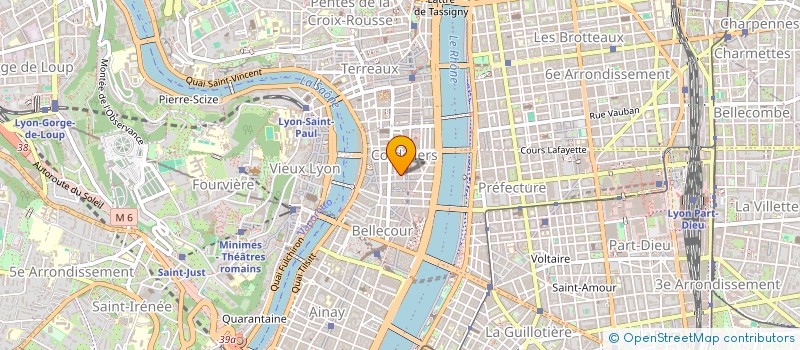 localisation de l'entreprise BELLY LYON à LYON