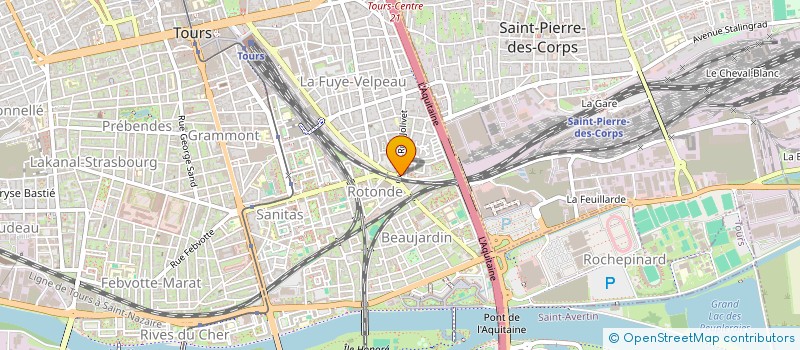 localisation de l'entreprise BELLYBOLLY INTOURS  TOURS