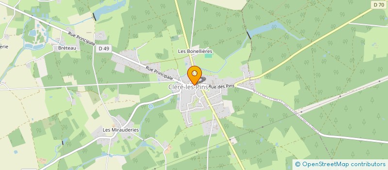 localisation de l'entreprise BELLYCOSA  CLERE-LES-PINS