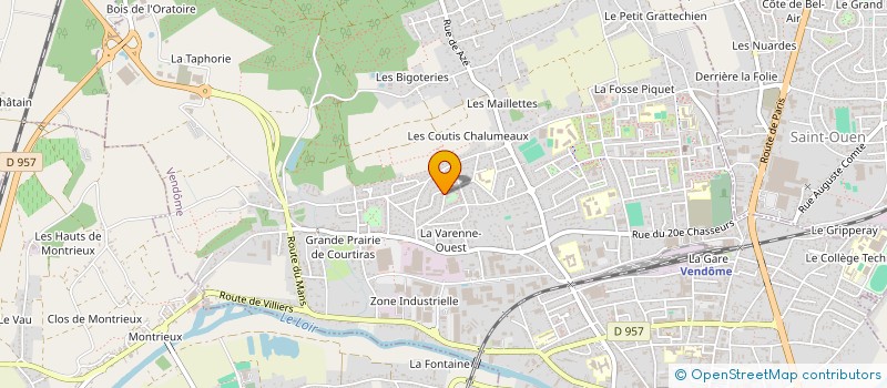 localisation de l'entreprise BELLYDANSE-VENDOME  SAINTE-ANNE