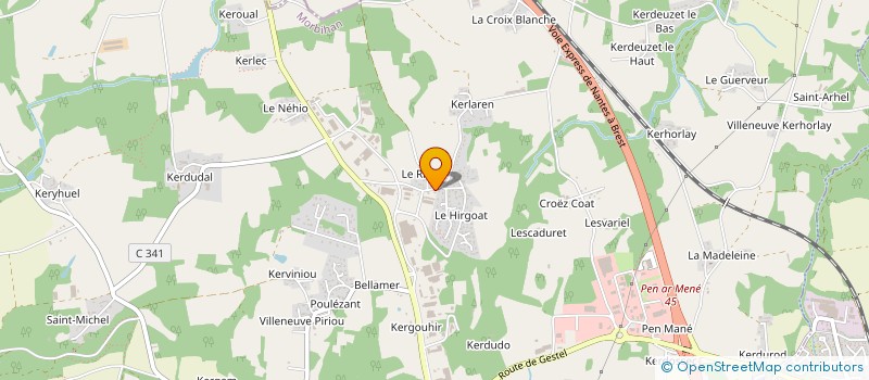 localisation de l'entreprise BELMAAK  GUIDEL