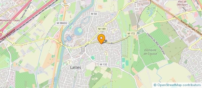 localisation de l'entreprise BELMACO à LATTES