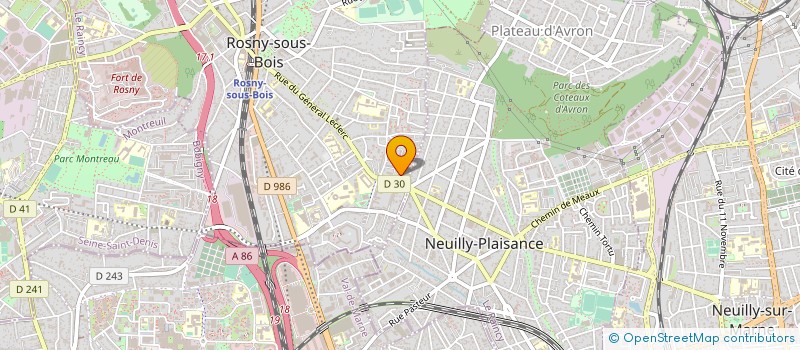 localisation de l'entreprise BELMAK - SERVICES à ROSNY-SOUS-BOIS
