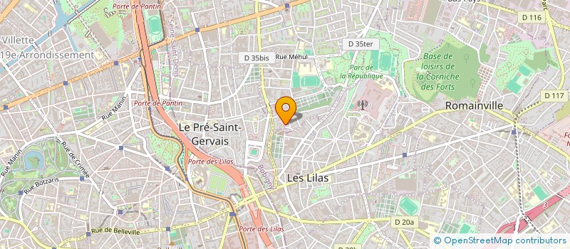localisation de l'entreprise BELMAN  PANTIN
