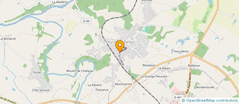 localisation de l'entreprise BELMANSDIS à PEYRAT-DE-BELLAC