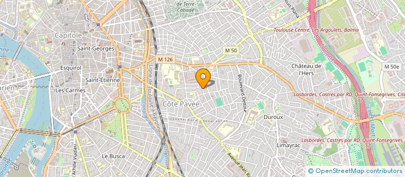 localisation de l'entreprise BELMAR à TOULOUSE