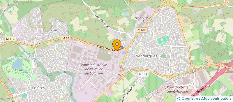 localisation de l'entreprise BELMARE IMPORTATION & DISTRIBUTION à VENDARGUES