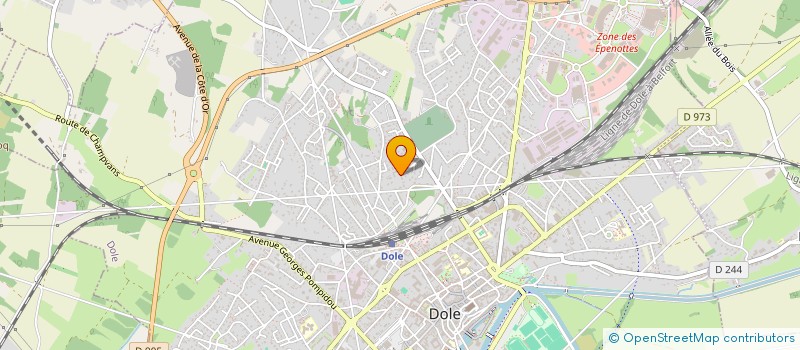 localisation de l'entreprise BELMAS-GUENICHI SAS à DOLE