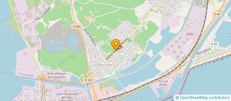 localisation de l'entreprise BELMEKKI CONSTRUCTION à FRONTIGNAN