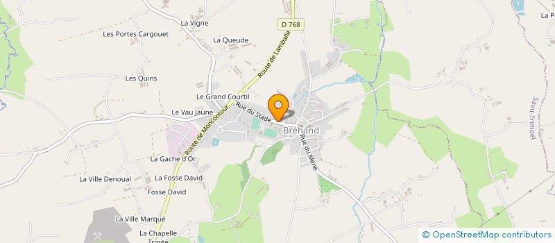 localisation de l'entreprise BELMERA  PLUDUNO