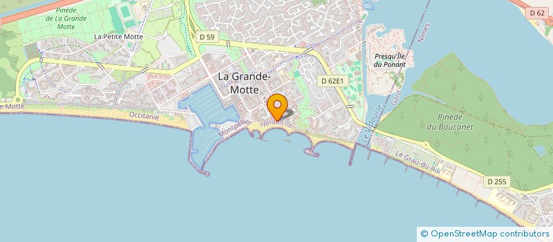 localisation de l'entreprise BELMEX à LA GRANDE-MOTTE