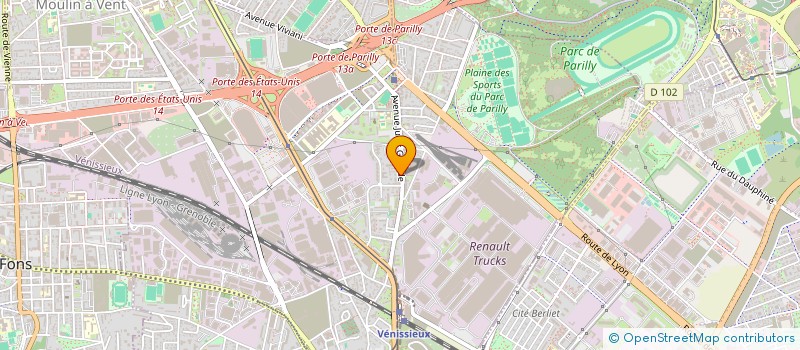 localisation de l'entreprise BELMIRO VAURY INDIVISION  VENISSIEUX