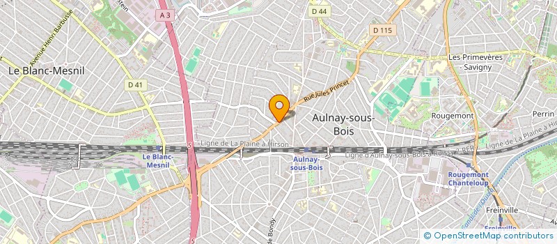 localisation de l'entreprise BELMONDE à AULNAY-SOUS-BOIS