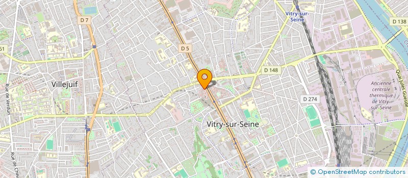 localisation de l'entreprise BELMONDE VOYAGES  VITRY-SUR-SEINE