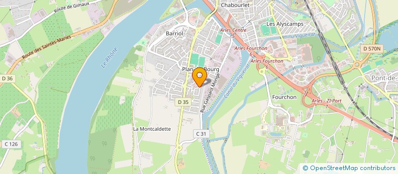 localisation de l'entreprise BELMONDO à ARLES