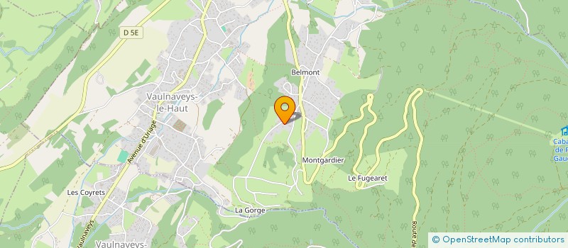 localisation de l'entreprise BELMONT  VAULNAVEYS-LE-HAUT