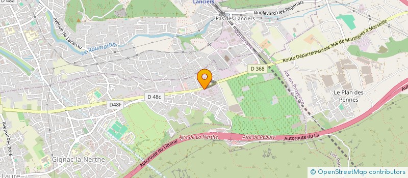 localisation de l'entreprise BELMONTE à GIGNAC-LA-NERTHE