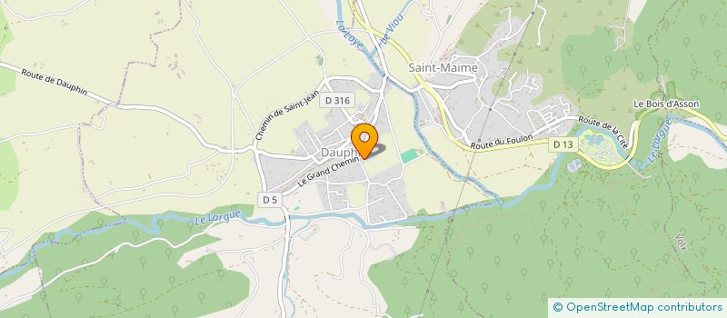 localisation de l'entreprise BELMONTE  DAUPHIN