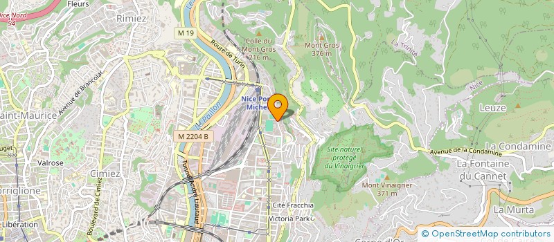 localisation de l'entreprise BELMONTE ET FRANCESKI à NICE