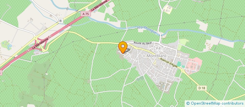 localisation de l'entreprise BELMONTE ZE.RO  MONTBLANC