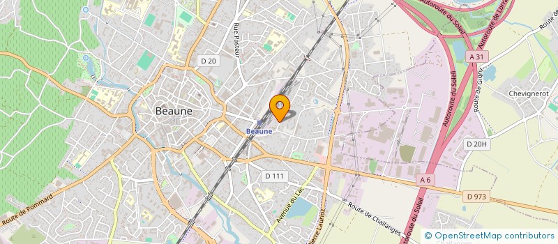 localisation de l'entreprise BELNA SPORTS & FITNESS à BEAUNE