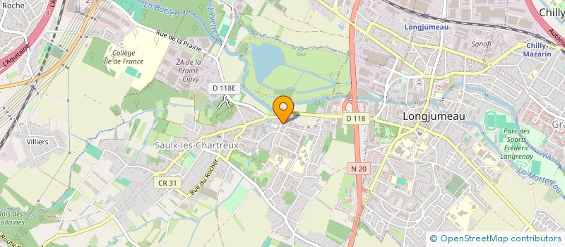 localisation de l'entreprise BELNET à PALAISEAU