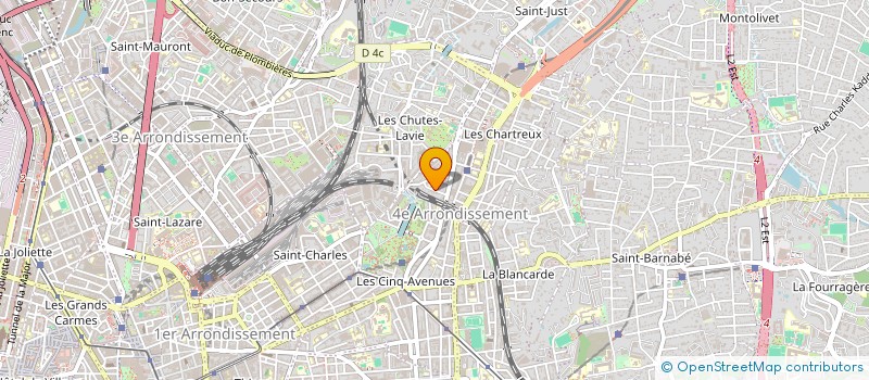 localisation de l'entreprise BELNET ET ASSOCIES à MARSEILLE 4EME