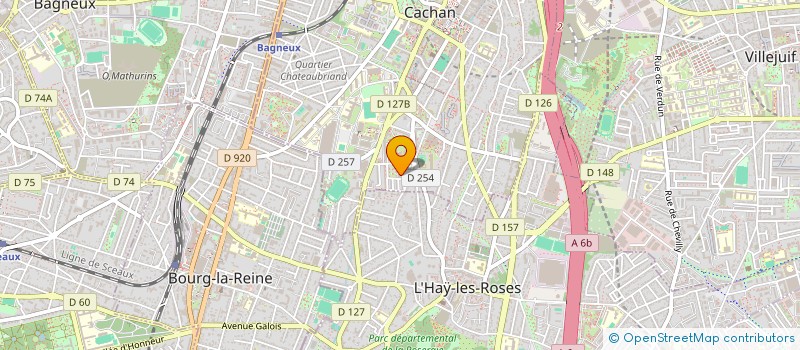 localisation de l'entreprise BELNEUF AMBULANCES  CACHAN