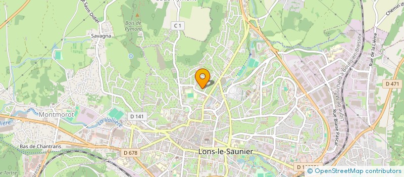 localisation de l'entreprise BELO  LONS-LE-SAUNIER