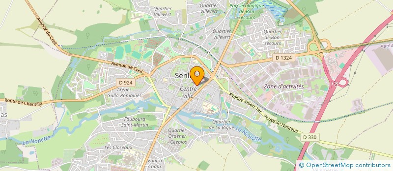 localisation de l'entreprise BELO  SENLIS