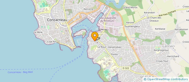 localisation de l'entreprise BELO LIVRAISON à CONCARNEAU
