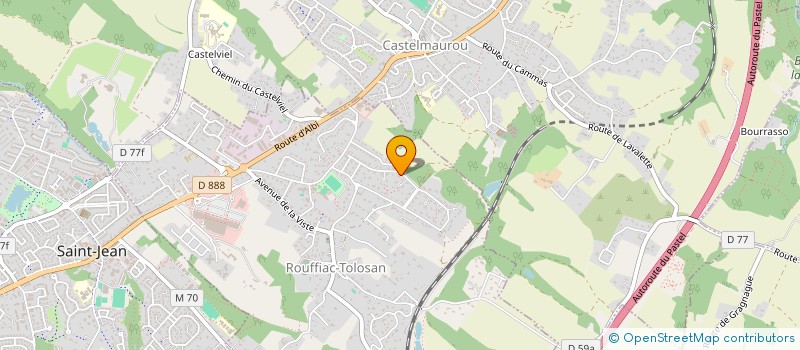 localisation de l'entreprise BELODIS  ROUFFIAC-TOLOSAN