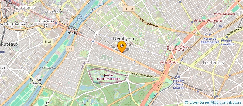 localisation de l'entreprise BELODROG à NEUILLY-SUR-SEINE