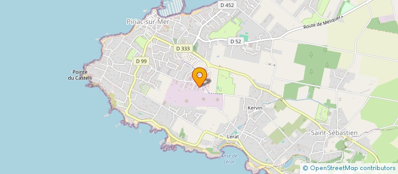 localisation de l'entreprise BELON à PIRIAC-SUR-MER