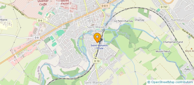 localisation de l'entreprise BELON-LE PARADISIO à SAINT-MAIXENT-L'ECOLE